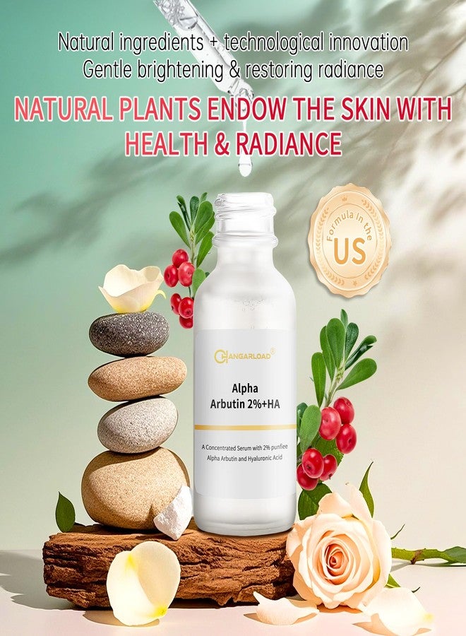 CHANGARLOAD Alpha Arbutin 2% Serum for Dark Spots, Acne Scars, Pore Minimizer, Hydration & Removing Pigmentation - Hyaluronic Acid Serum, 1 Pcs 30 ML- 1 Fl Oz - Image 4
